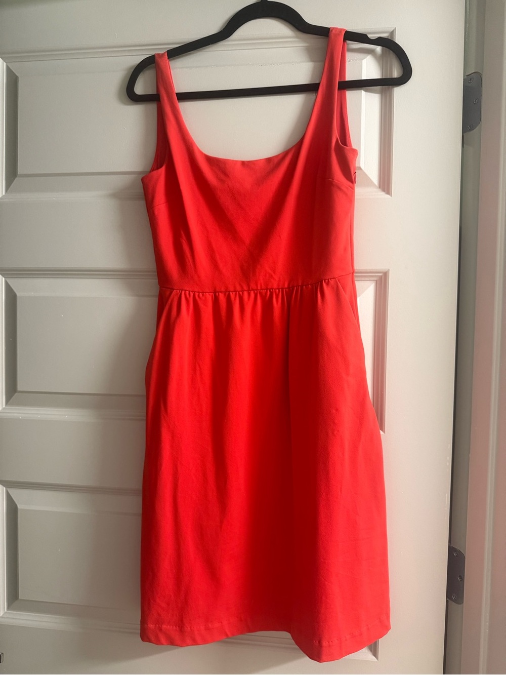Cynthia Rowley Classic Sleeveless Red Women's Dress with pockets